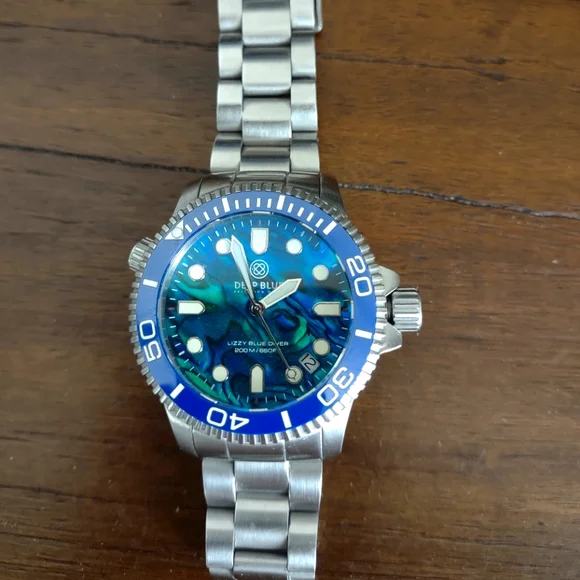Accessories | Ladies Deep Blue Diving Watch | Poshmark display picture 2